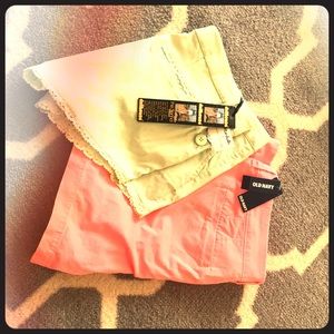 Bright colored shorts